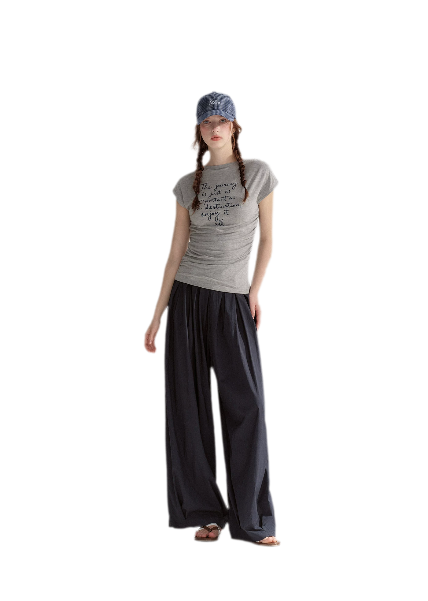 Pleated Balloon Relaxed Pants