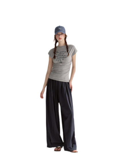Pleated Balloon Relaxed Pants