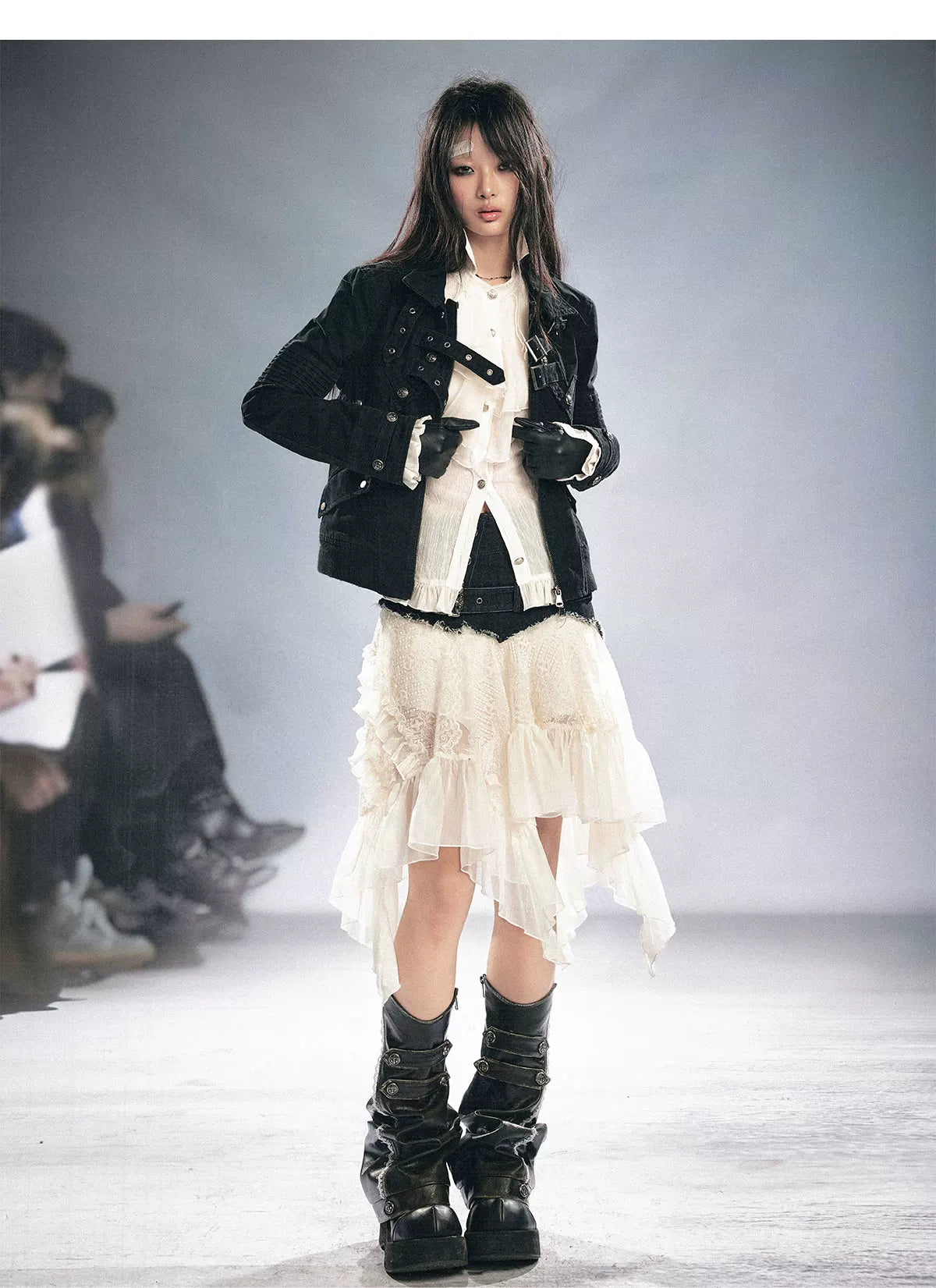 Detachable Washed Short Jacket
