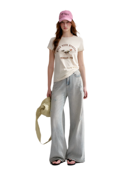 Vintage Horse Print Tee