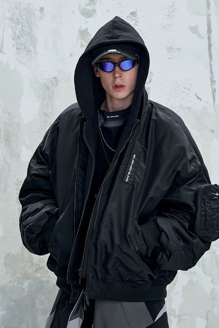 Down-Filled Detachable Puffer Jacket