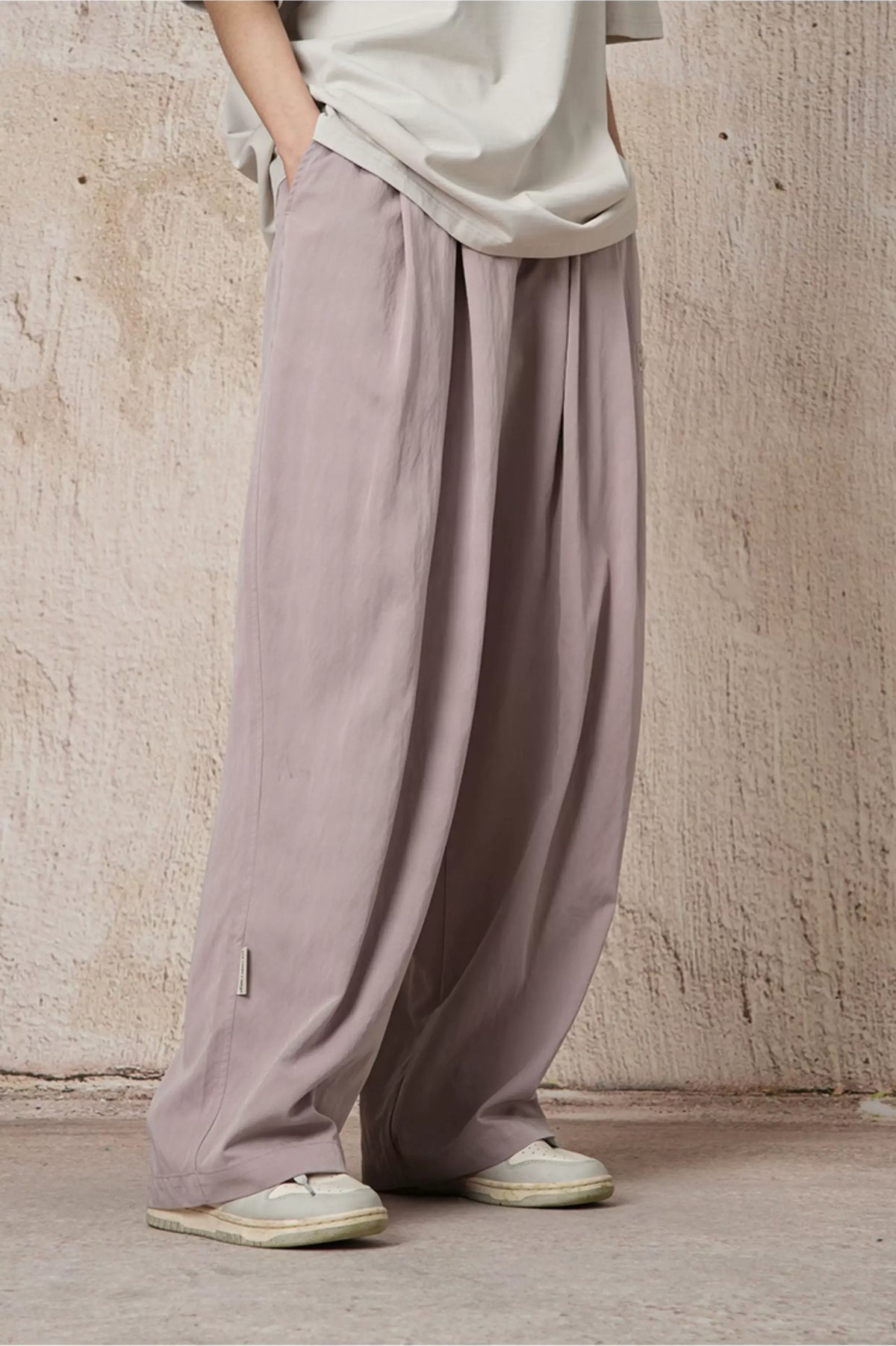 Relaxed Straight-Leg Trousers