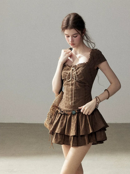 Cotton Eyelet Midi Dress