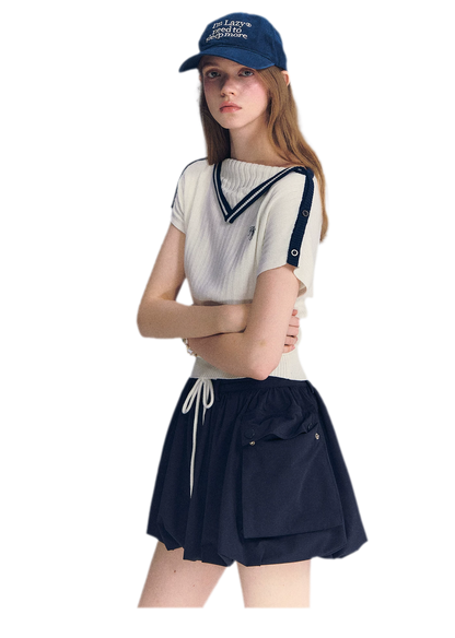 Half-Zip Drawstring Jacket
