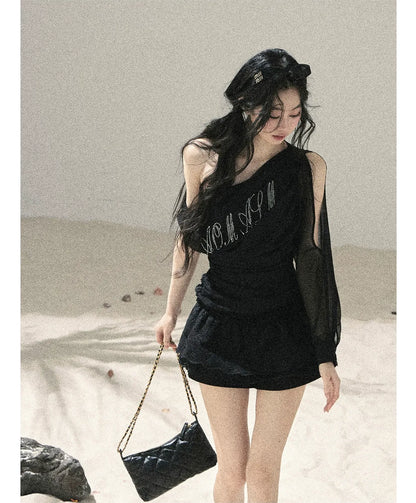 Starlight One-Shoulder Tee