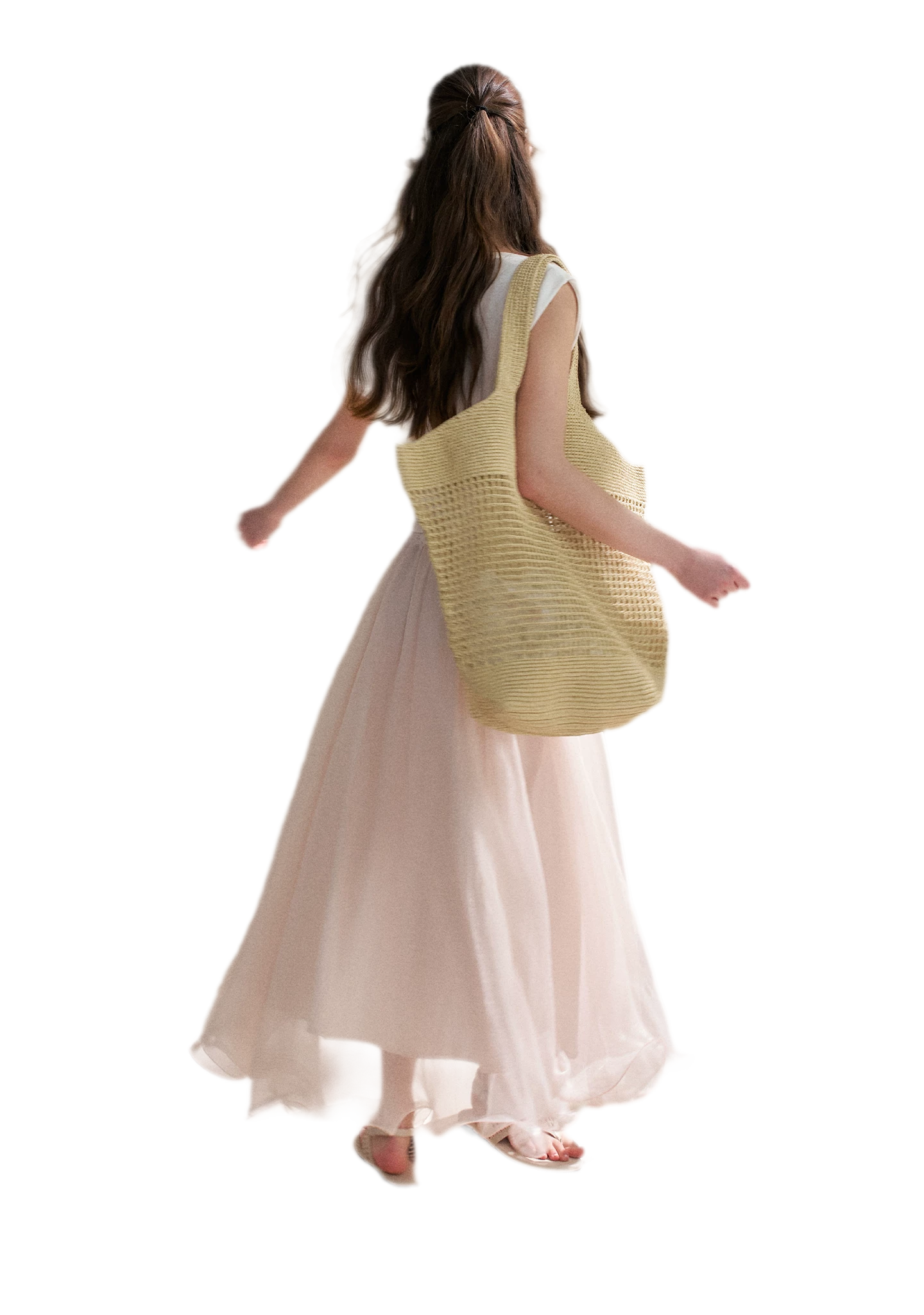 Sakura and Spring Stream A-Line Skirt