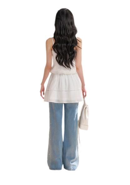 Soft Tencel Lace Dress &amp; Cardigan Set