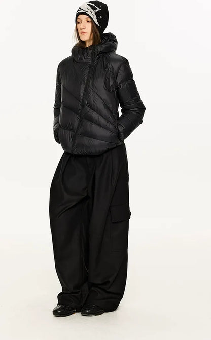 Lightweight Hooded Down Jacket
