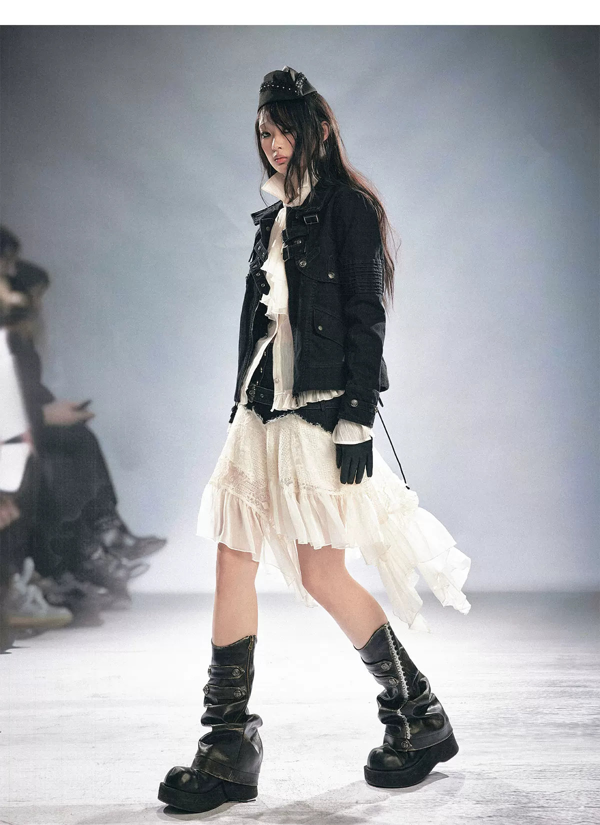 Detachable Washed Short Jacket
