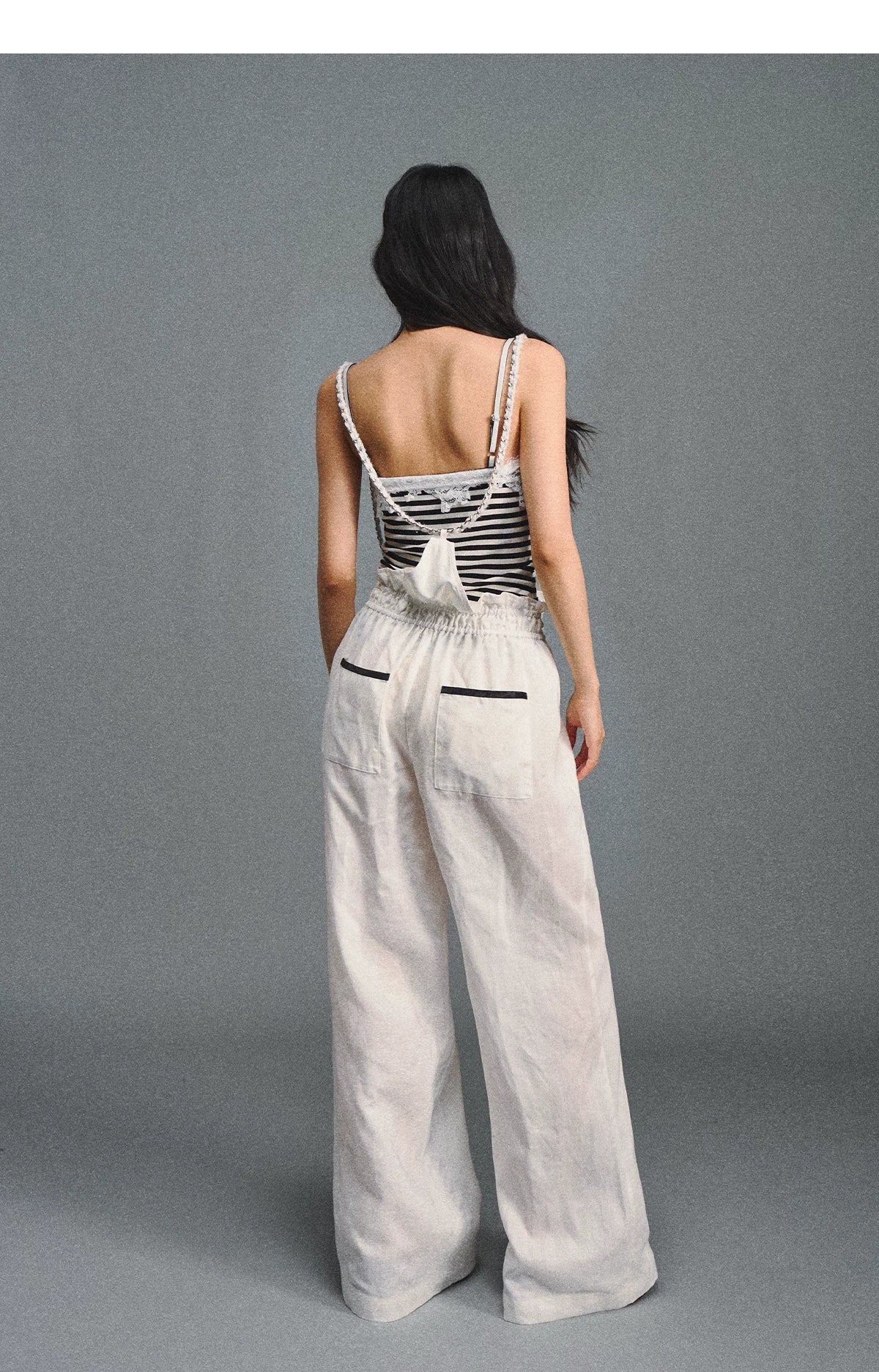 Striped Lace Camisole