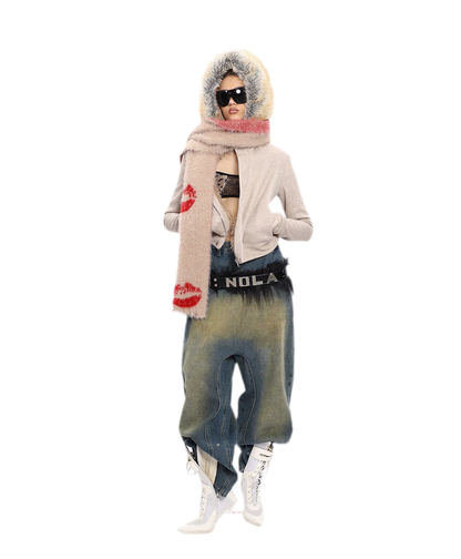 Hooded Plush Zip Set