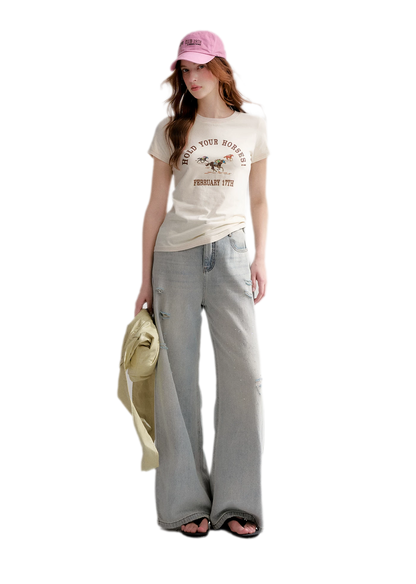 Vintage Horse Print Tee