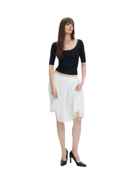 Soft U-Neck Slim-Fit T-Shirt