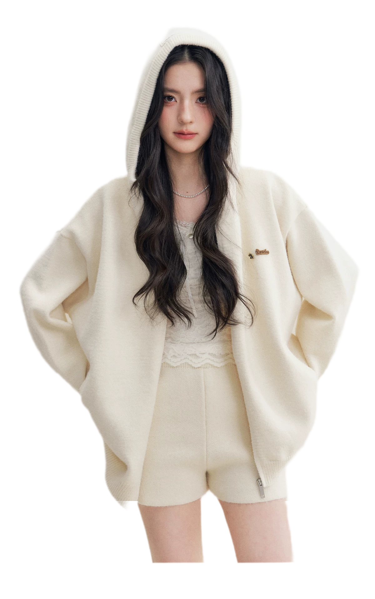 Cozy Knit Hoodie Set