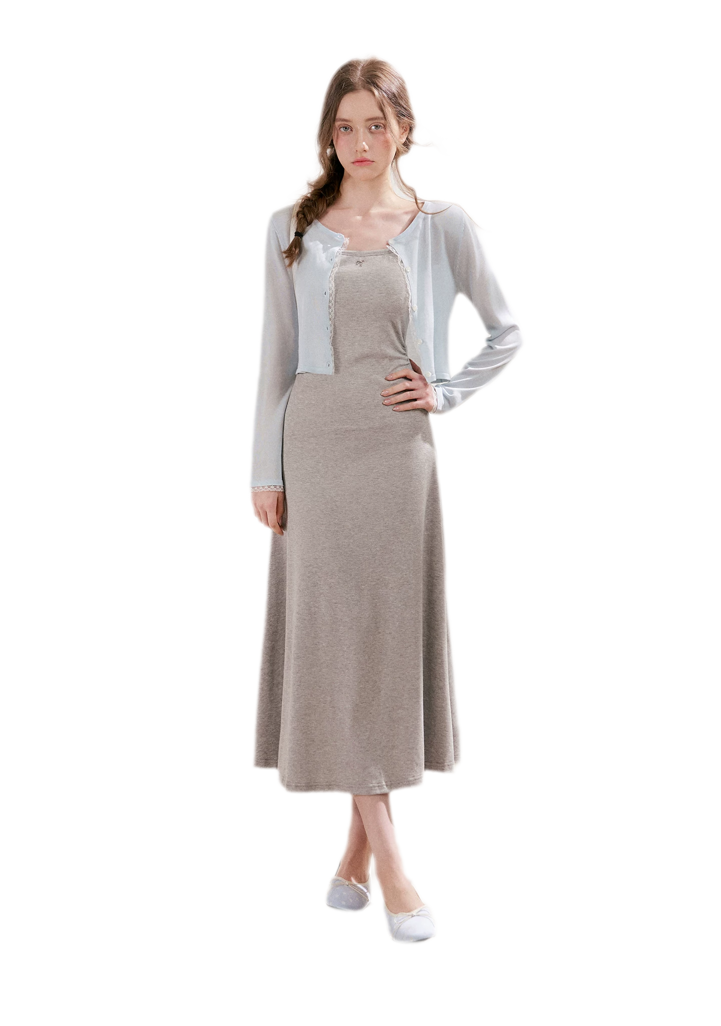 Lace Trim Cardigan