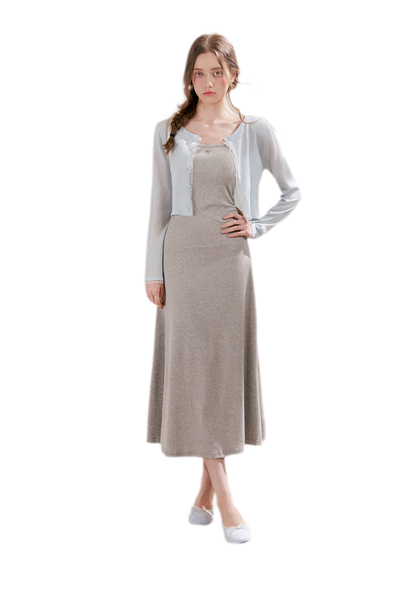 Lace Trim Cardigan