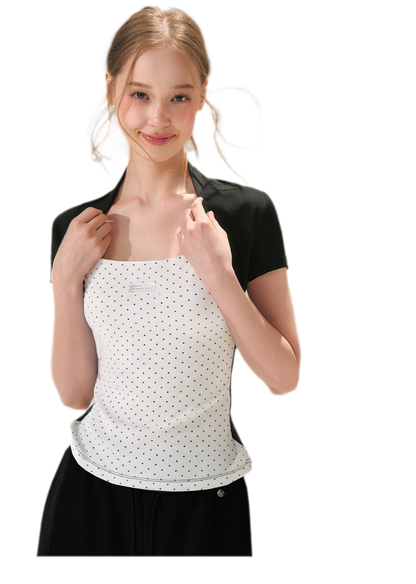 Colorblock Faux Two-Piece Tee