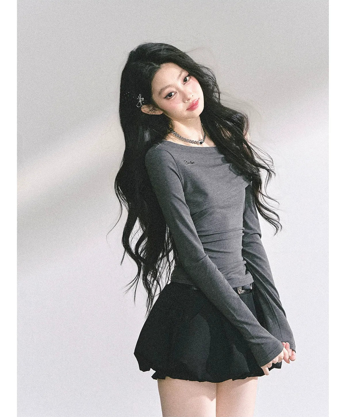 Lace Cutout Shoulder Tee