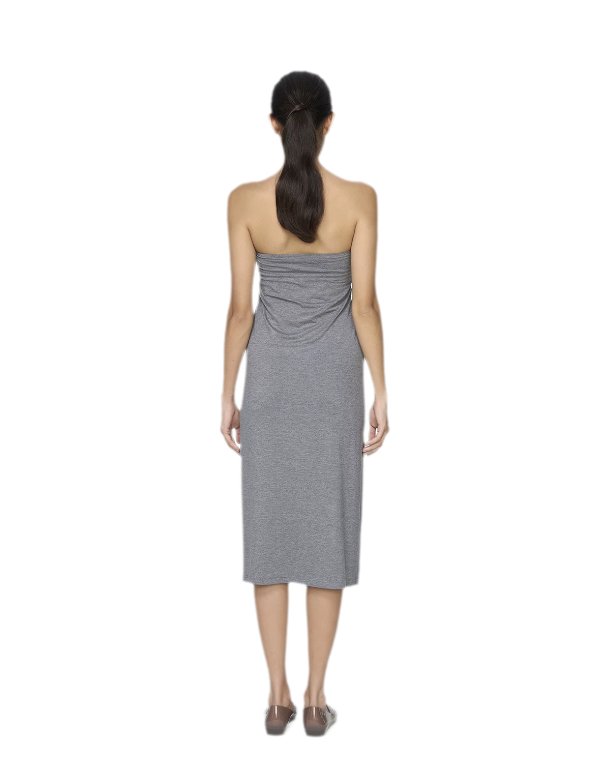 Straight Tube Midi Dress