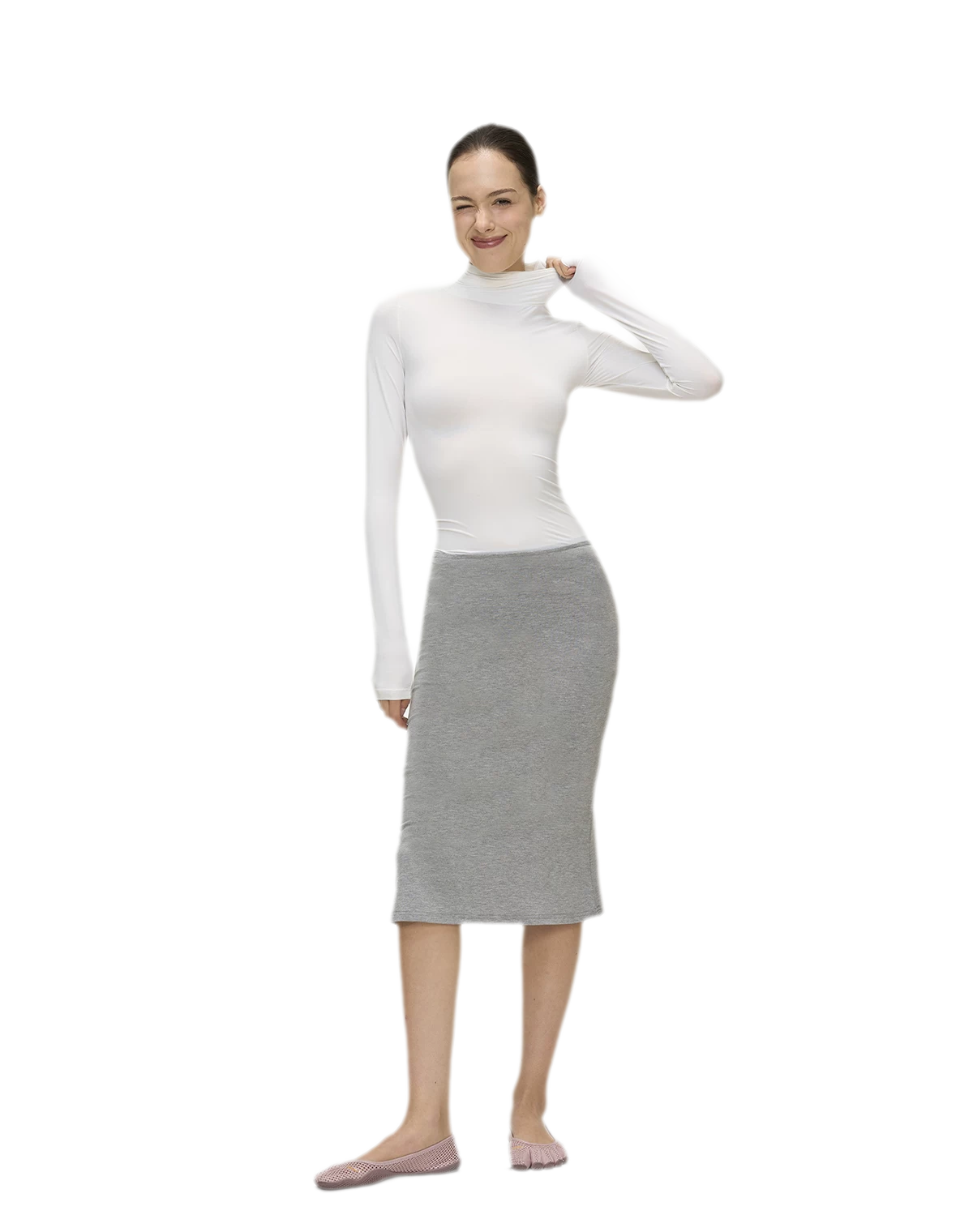 Brushed High-Neck Top