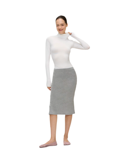 Brushed High-Neck Top