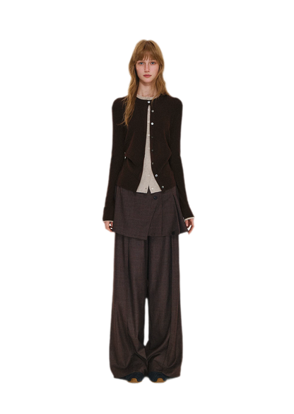 Abnehmbare Lagen-Hose mit weitem Bein