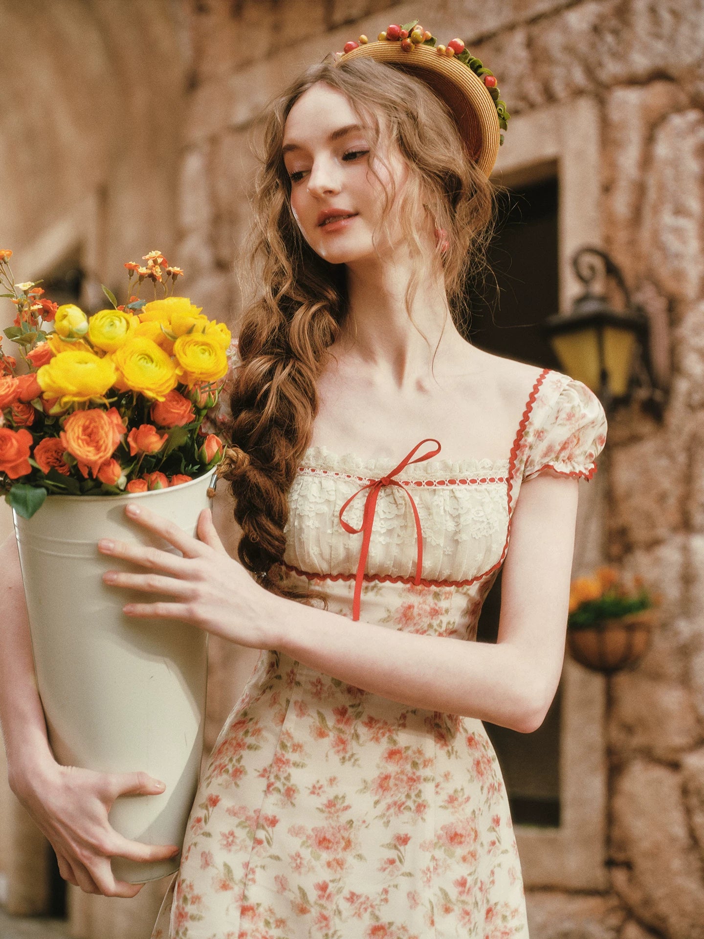 Lace Floral Dress