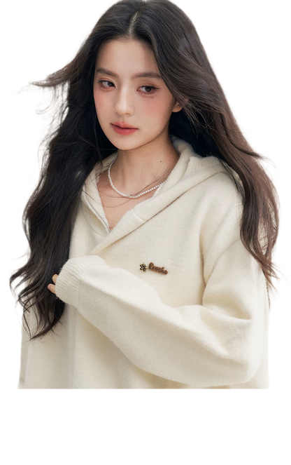 Cozy Knit Hoodie Set