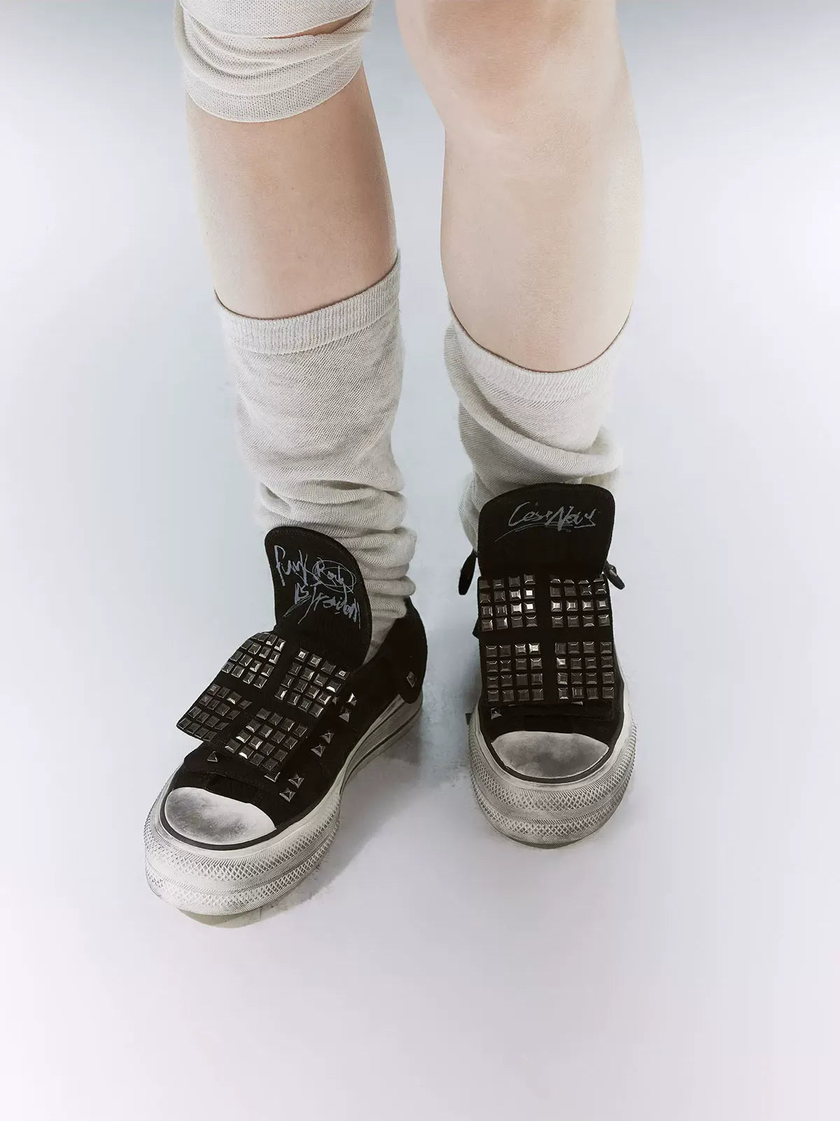 Punk Graffiti Canvas Sneakers