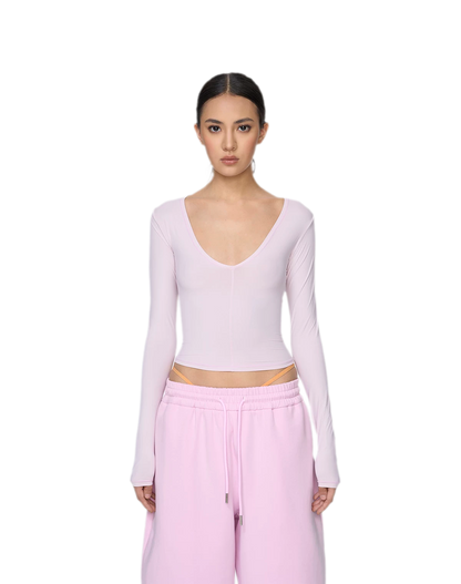 Deep V Slim Top