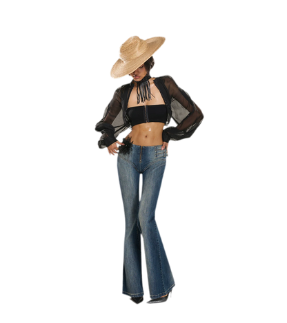 Sheer Velvet Convertible Set