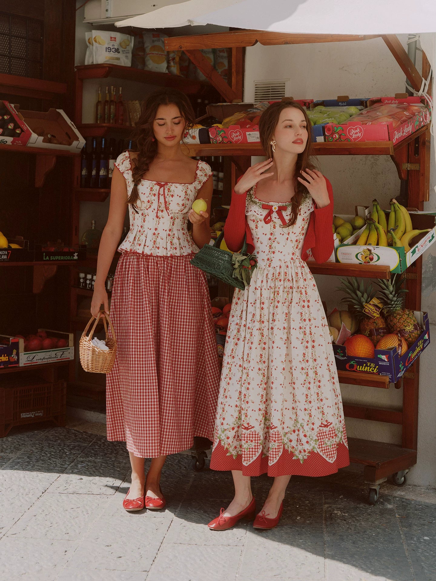 Cotton Floral Fitted Sundress
