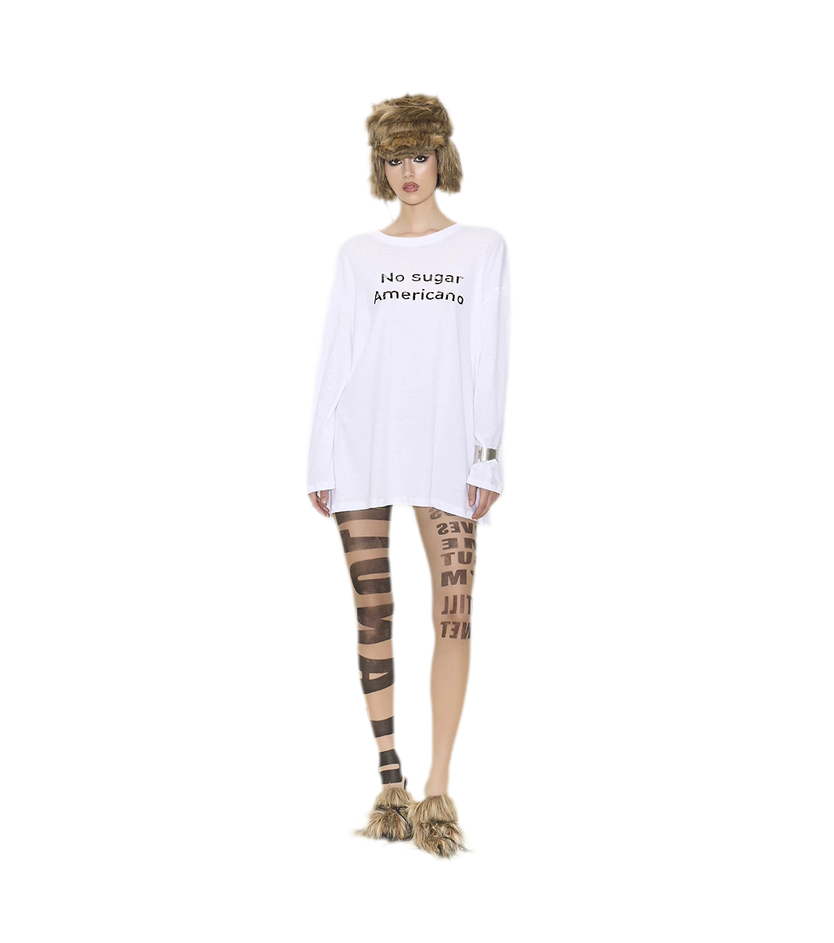 Sheer Letter Tights