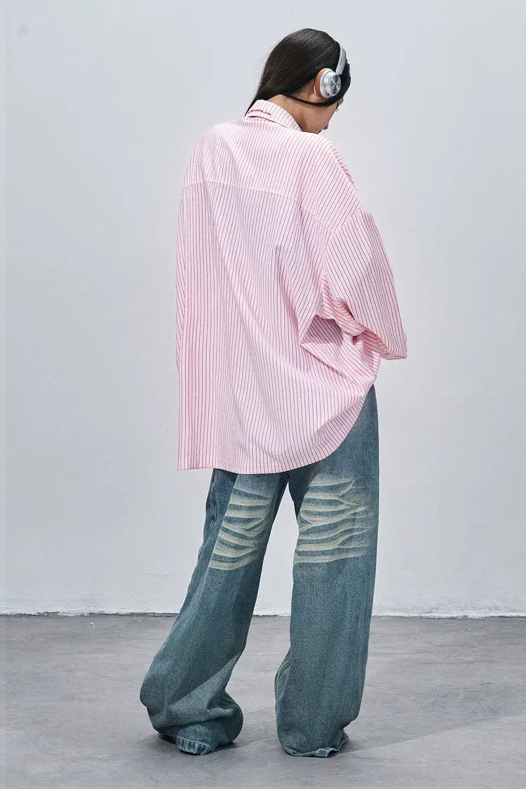 Vintage Striped Relaxed Shirt