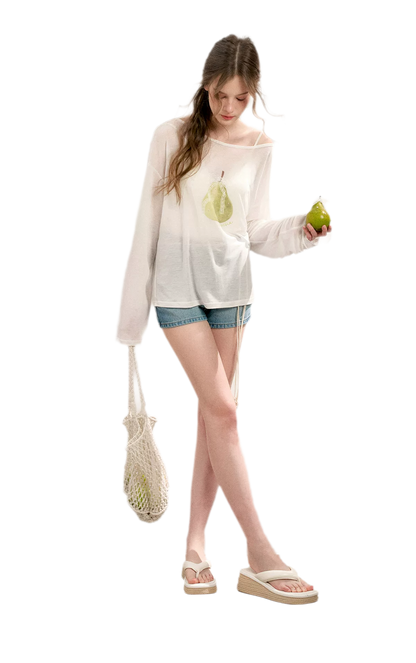 Sheer Tencel Sun Shirt