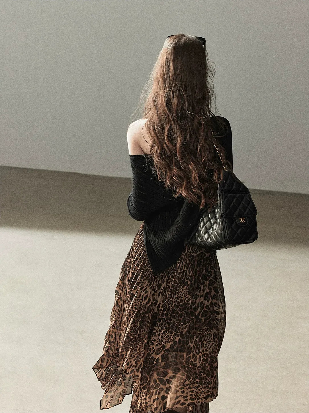 Asymmetric Cutout Relaxed Knit Top