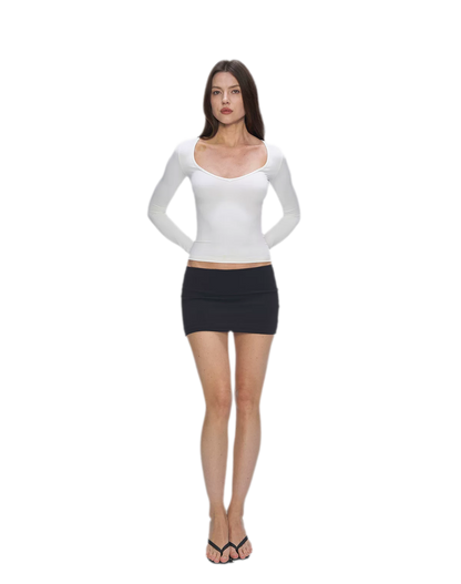 Bare-Feel V-Neck Top