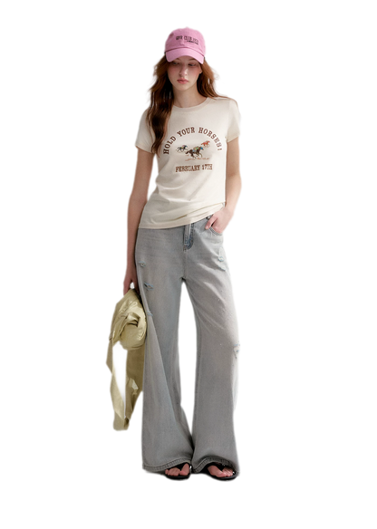 Vintage Horse Print Tee