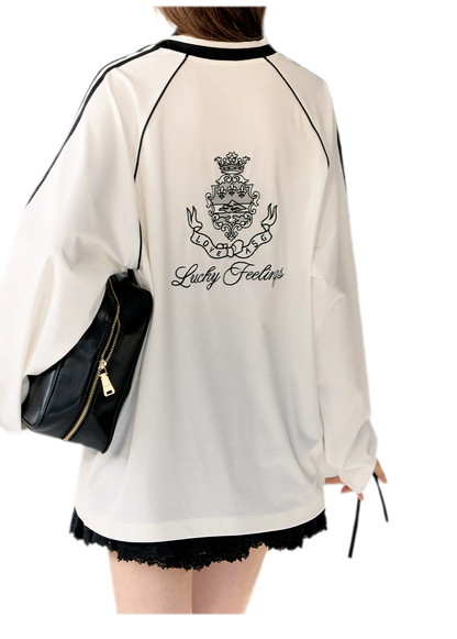 Blokette Jersey V-Neck Set