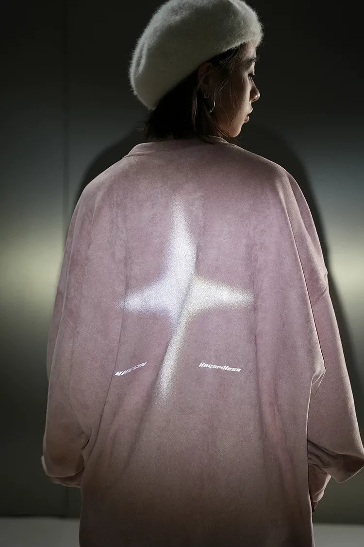 Eco Suede Oversized Sweatshirt