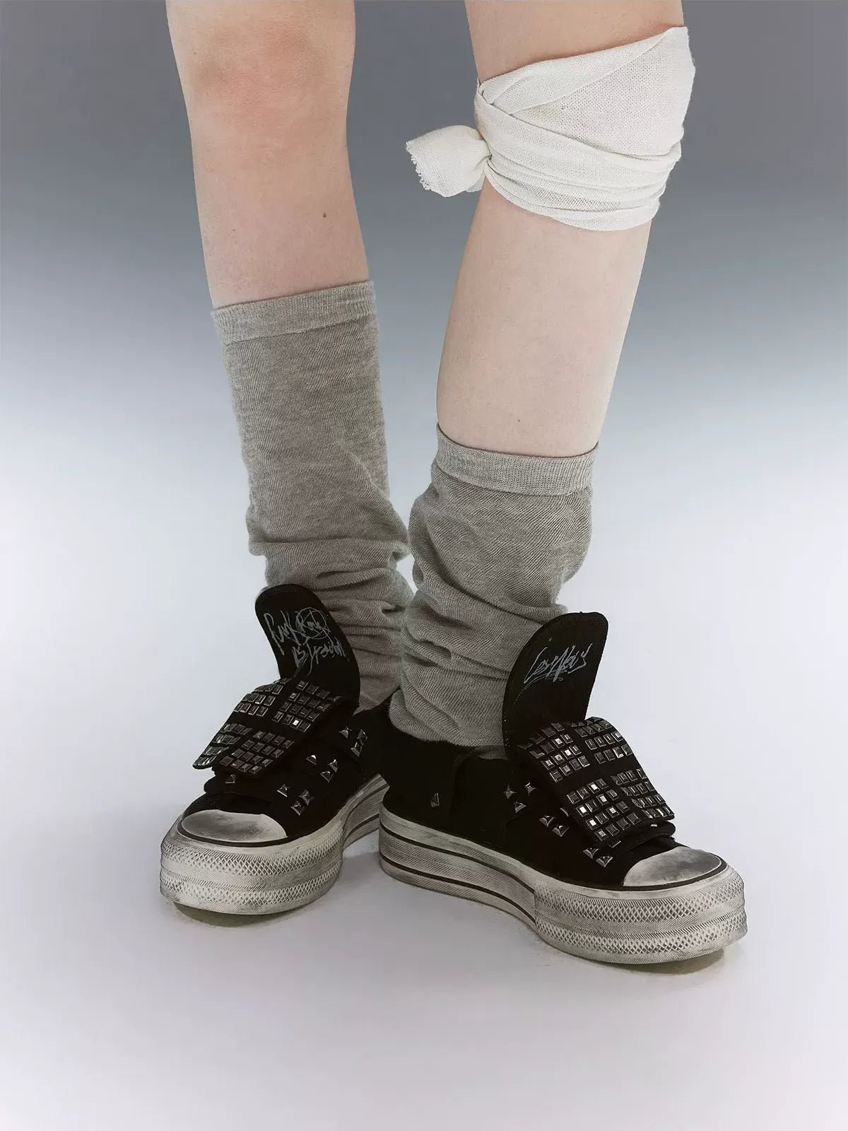 Punk Graffiti Canvas Sneakers
