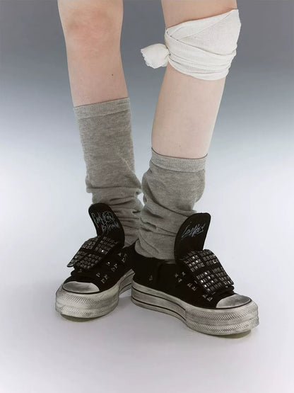Punk Graffiti Canvas Sneakers