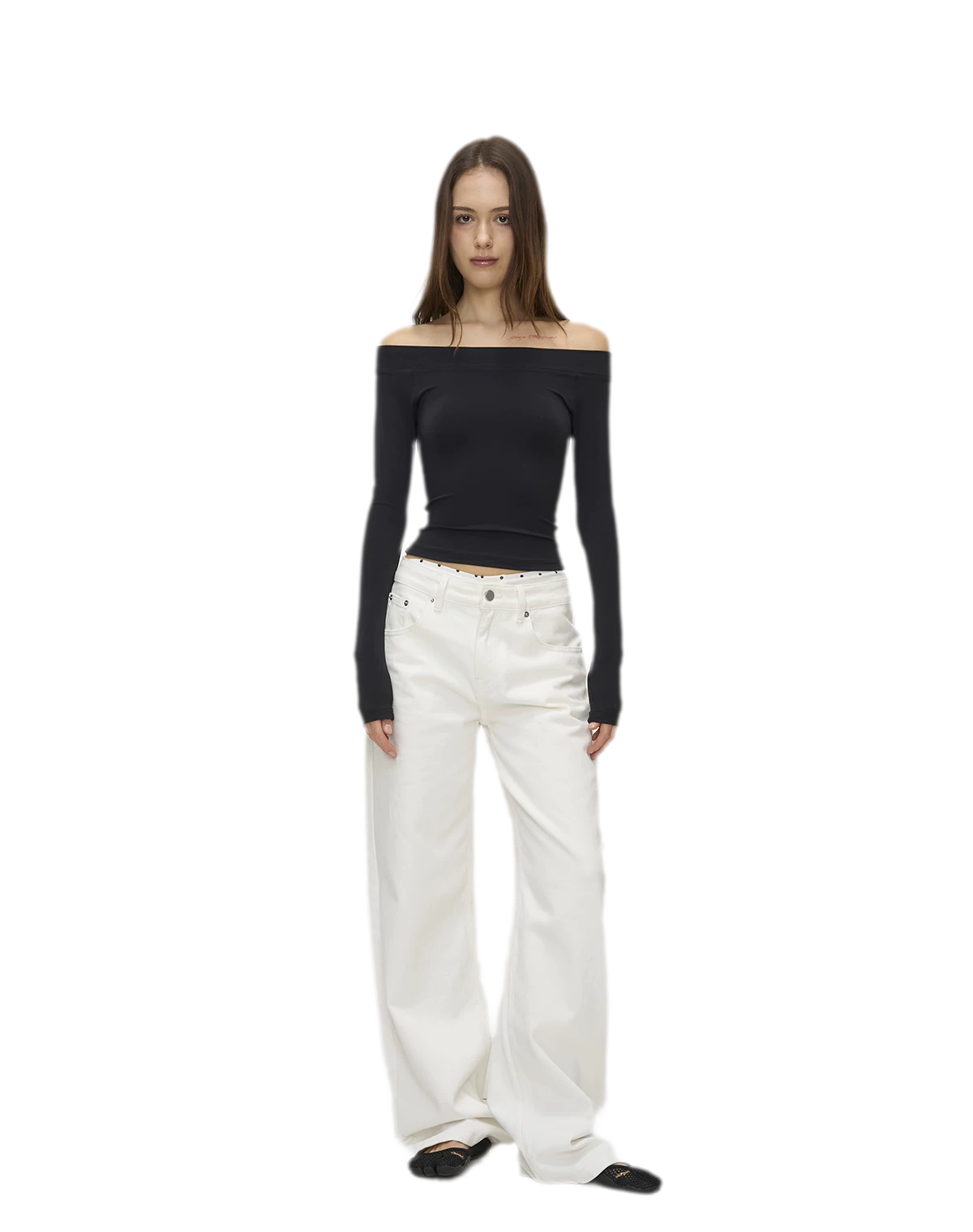 Naked-Feel Off-Shoulder Top