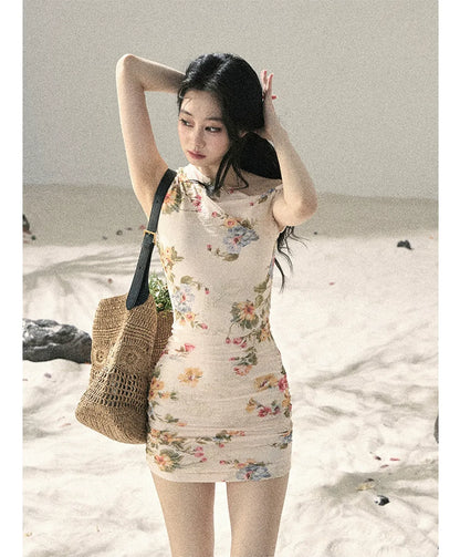 Floral Fish Tail Dress