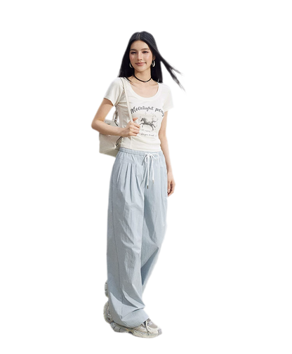 Heart Wide-Leg Pants