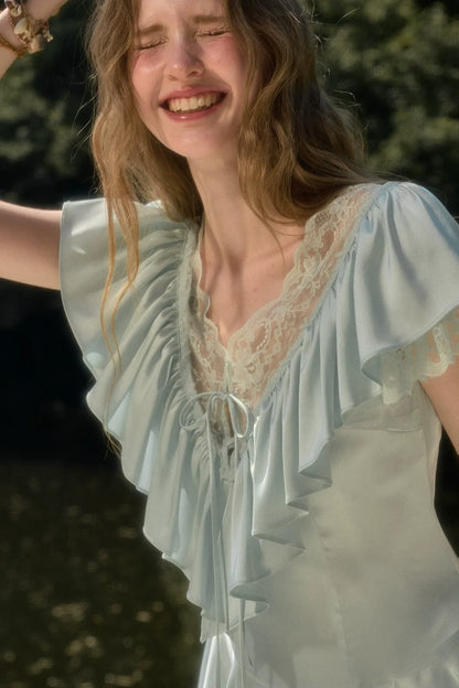 Lace V-Neck Dress