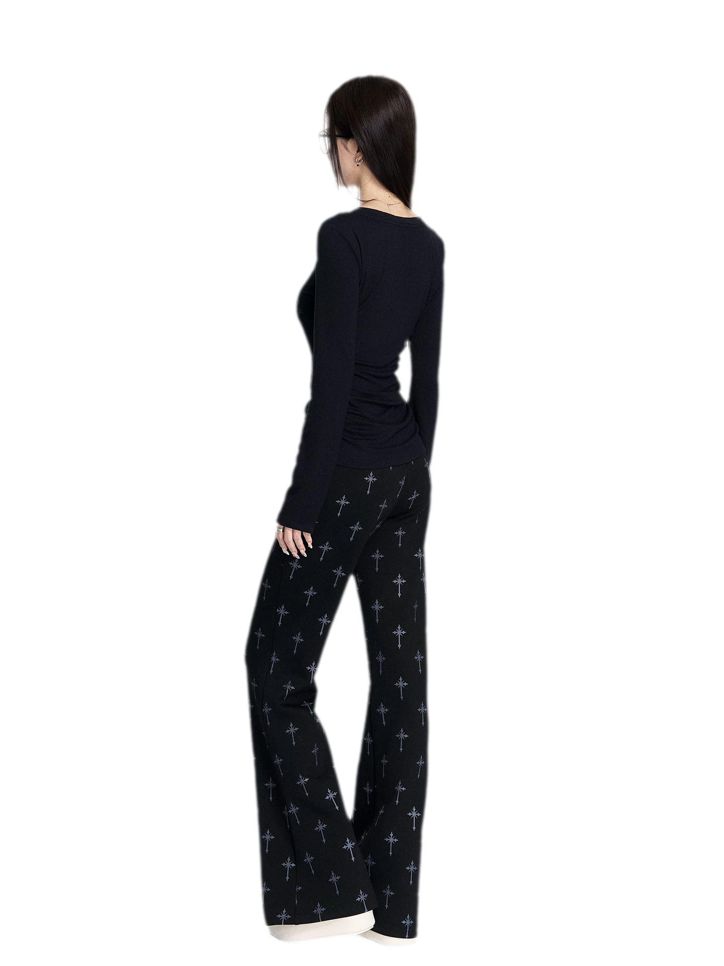 Printed Hooded Trackwear Set