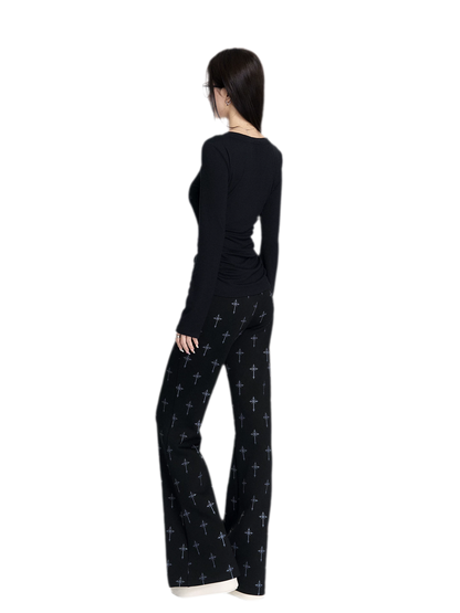Printed Hooded Trackwear Set