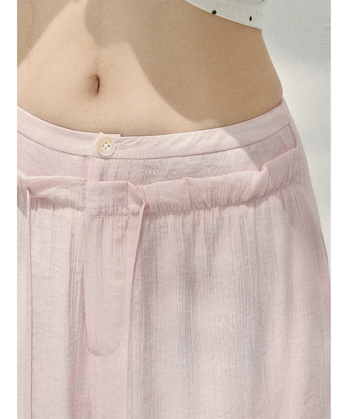 Wide-Leg Embroidered Pants