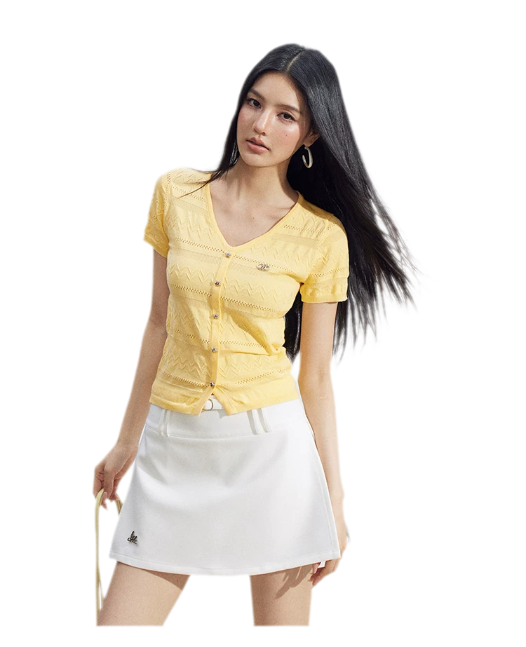 Tailored A-Line Mini Skort